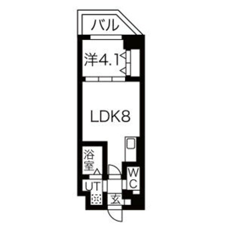 Mv.imp大阪今里の物件間取画像